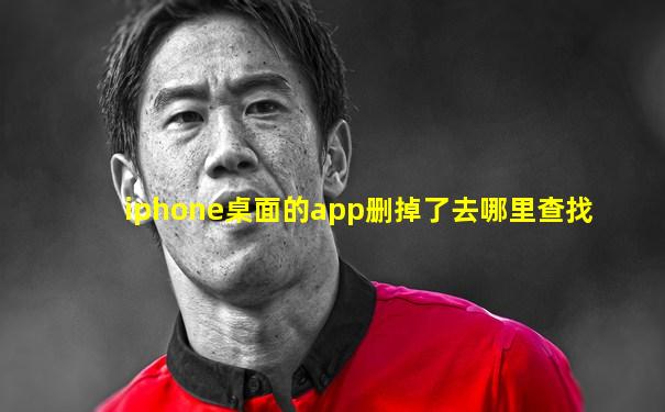 iphone桌面的app删掉了去哪里查找