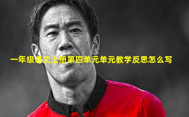 一年级语文上册第四单元单元教学反思怎么写