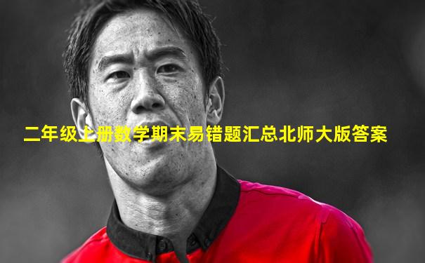 二年级上册数学期末易错题汇总北师大版答案