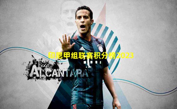 印尼甲组联赛积分榜2023