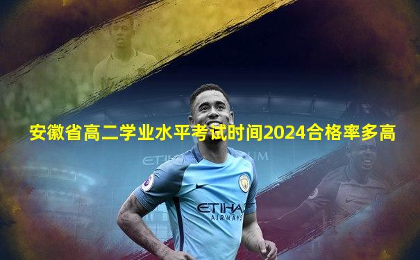 安徽省高二学业水平考试时间2024合格率多高