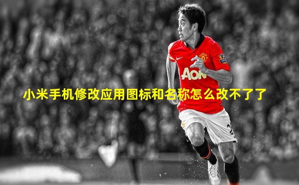 小米手机修改应用图标和名称怎么改不了了