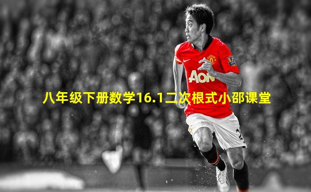 八年级下册数学16.1二次根式小邵课堂